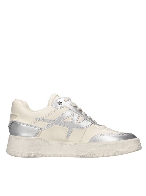 Sneakers modello BLAKE in pelle ASH | BLAKE PEARLIZED MICROFIBER PUBIANCO-ARGENTO